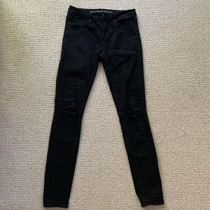 Articles of Society Black Ripped Skinny Jeans